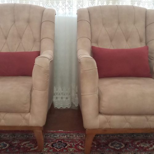 مبل هفت نفره و میز و عسلی