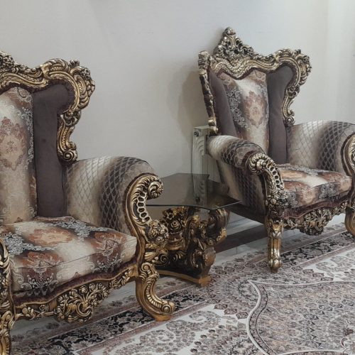 مبل سلطنتی 9نفره در حد نو