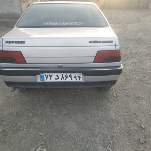 فروش پژو 405 نقره ای مدل 89
