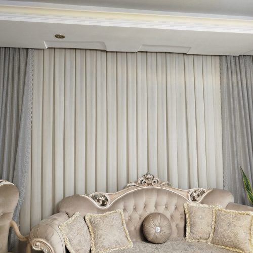 پرده پذیرایی مجلسی ترک و پرده اتاق خواب