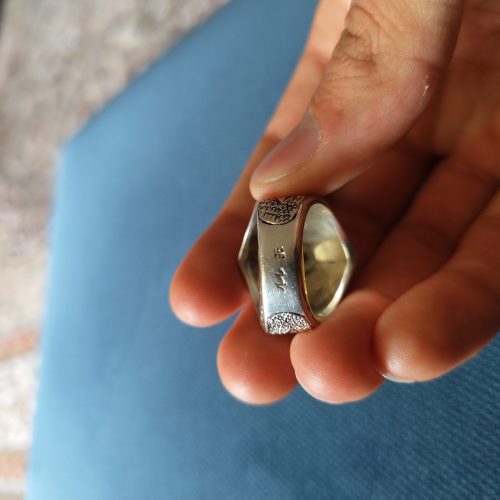 انگشتر نقره الماس