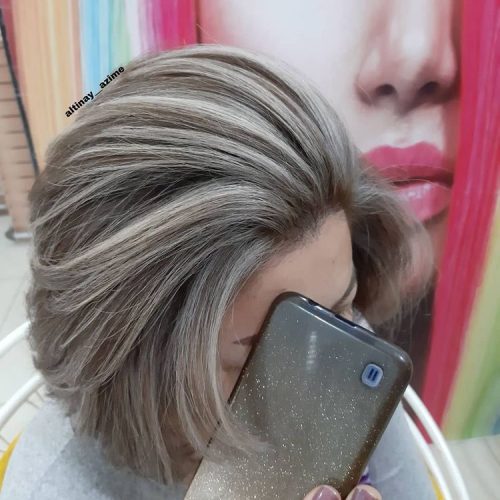 مدل کوتاهی مو،  هایلات و رنگ و مش