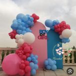 بادکنک ارایی،گل ارایی،تولد،مجالس