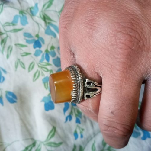 یک عددانگشترنقره یاقوت