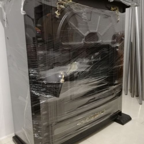 بخاری گازی طرح شومینه