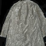 کت مجلسی شاین نقره ای