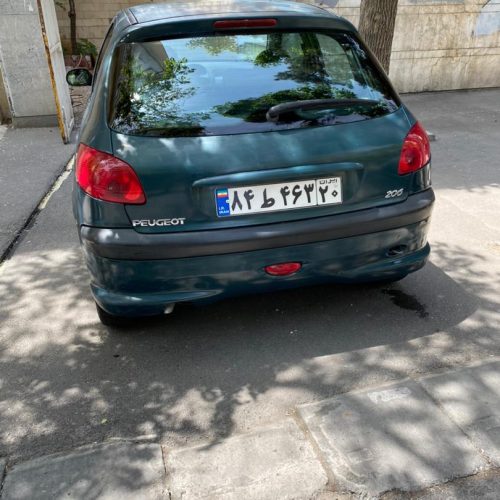 پژو 206 فرانسه مدل 1381