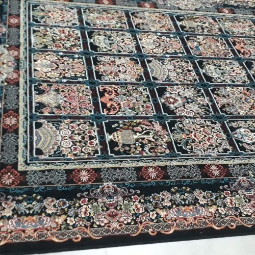 دوعددفرش شش متری سرمه ای