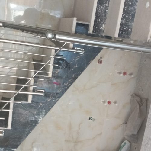 نرده استیل جلو تراس