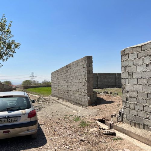 فروش زمین400متری.4دیواری
