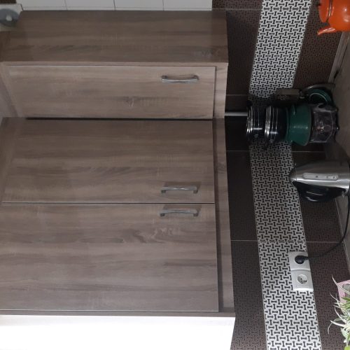 کابینت به همراه سینک و گاز رومیزی