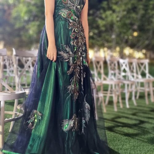 لباس کار شده ی مجلسی