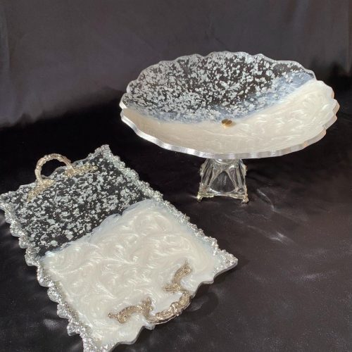 ظروف پذیرایی رزینی و ساعت های لوکس رزینی