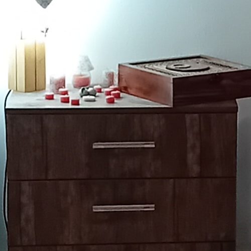 تخت فرفورژه دونفره میز توالت و پاتختی