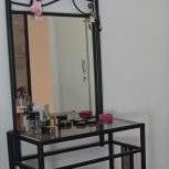 تخت فرفورژه دونفره میز توالت و پاتختی