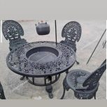 آتشدان کیوب هیزمی گازی