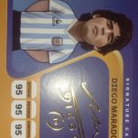 کارت کیمدی فوتبال مارادونا امضاءی