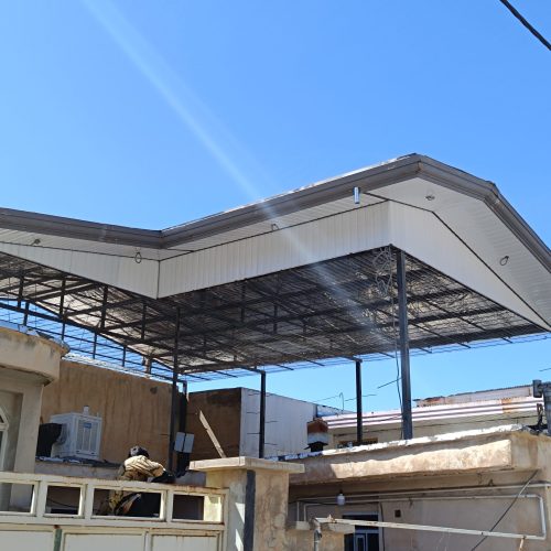 نصب انواع شیروانی و سقف های سبک