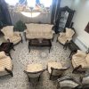 یه دست مبل هفت نفره. میز ناهارخوری هفت نفره همراه با کاور