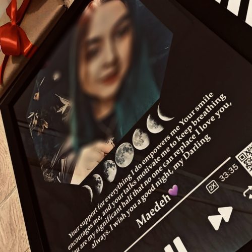 هدیه تابلو موزیکال قاب عکس سوپرایز صوتی