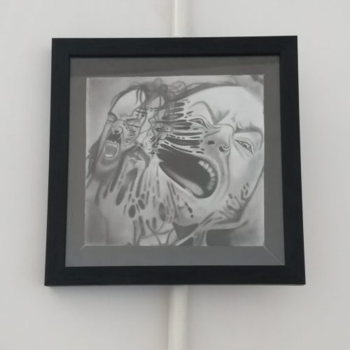 تابلو طراحی سیاه قلم