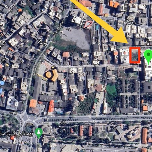 یک قطعه زمین در خیابان فرهنگ ساری (کوی مفید)