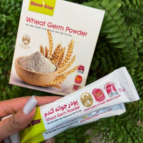 چاقی صورت با جوانه گندم به همراه کرم جوانه گندم