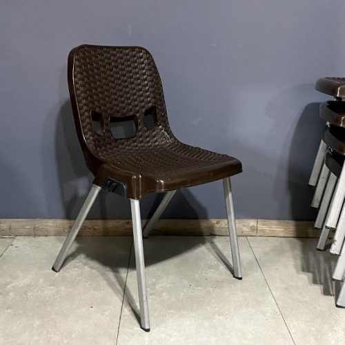 صندلی پلاستیکی پایه فلزی اداری مدارس اجتماعات