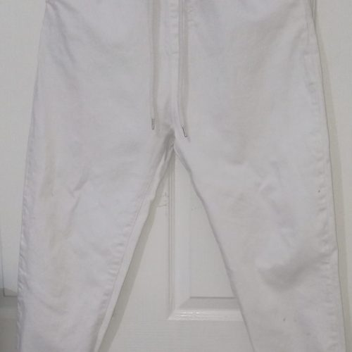 شلوار کتان رنگ سفید