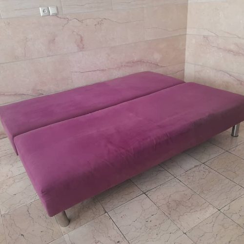 فروش مبل تختخوابشو و گاز رومیزی و یک صندلی اداری