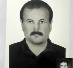 سفارش طراحی چهره با تکنیک سیاهقلم