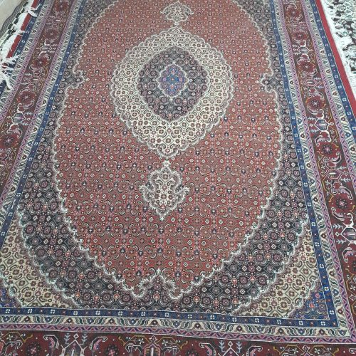 2جفت فرش دستبافت6متری نخ علانقش ریزماهی