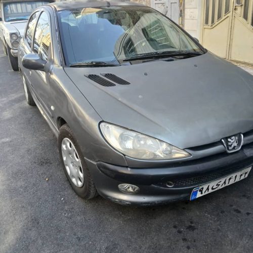 ب.پژو 206 تیپ 2 رنگ خاکستری