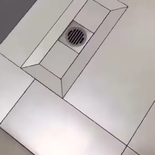 کاشیکاری استخر و ساختمان