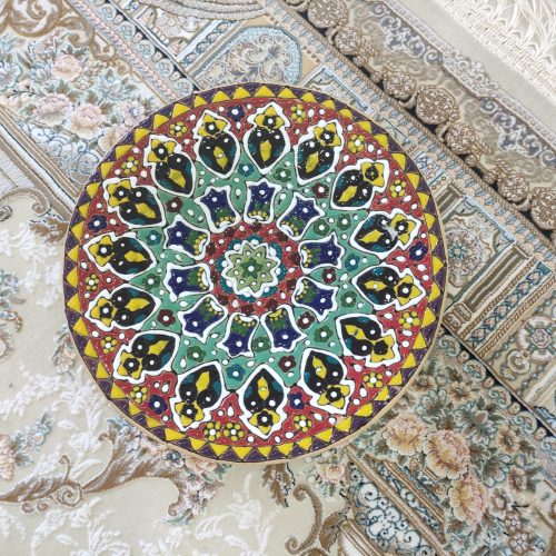 بشقاب سفالی مینا کاری