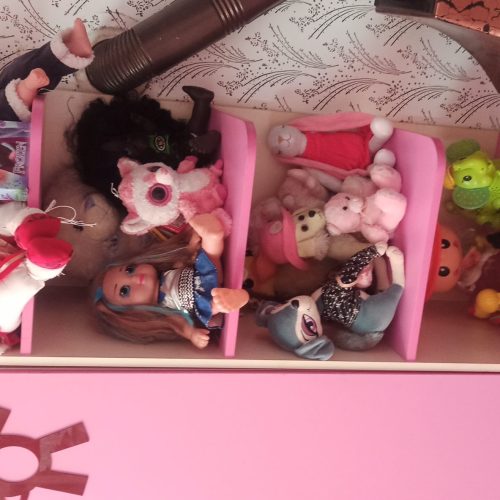 سرویس کامل تخت و کمد دخترانه