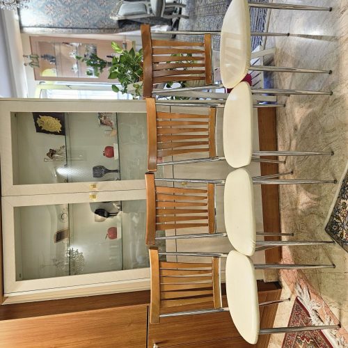 چهار عدد صندلی میز غذاخوری