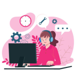 استخدام پاسخ گویی خانم و اقا