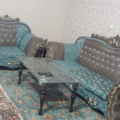 مبل هشت نفره فیروزه ای