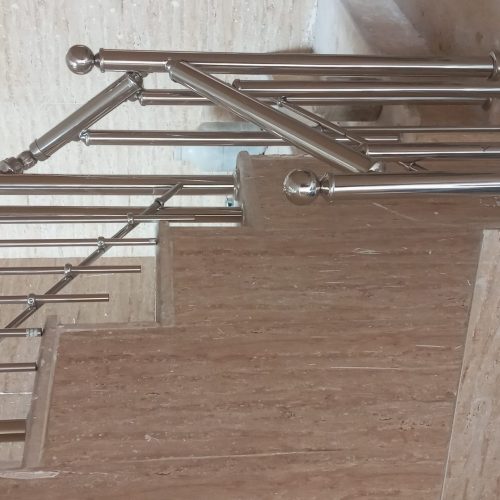 نرده استیل جلو تراس