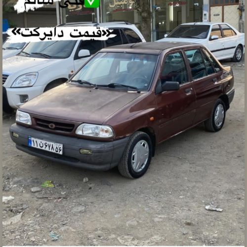 ماشین رنگ انابی بی رنگ شاسی پلمپ فنی سواری حرف نداره لاستیک چهار حلقه نو بیمه 6 ماه ب شرط فنی میدم