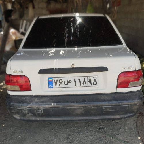 پراید صبا سفید مدل 96