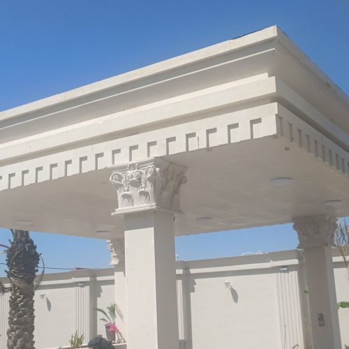 طراحی سنگ نمای ساختمان و باربیکیو