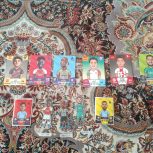 6عدد کارت نو 3عدد مینی فیگور 2عدد برچسب 3عدد پایه