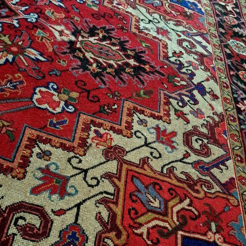 یک‌جفت‌فرش‌دستبافت‌هریس‌تاجری‌تازه‌‌از‌دار‌افتاده