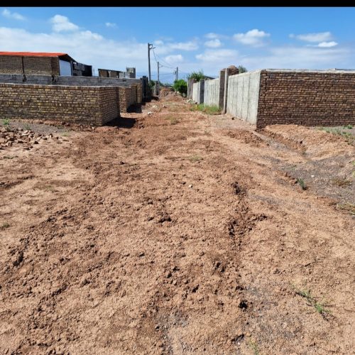 300 متر زمین مسکونی داخل طرح و درای سند تک و مجوز ساخت و انشعابات کامل