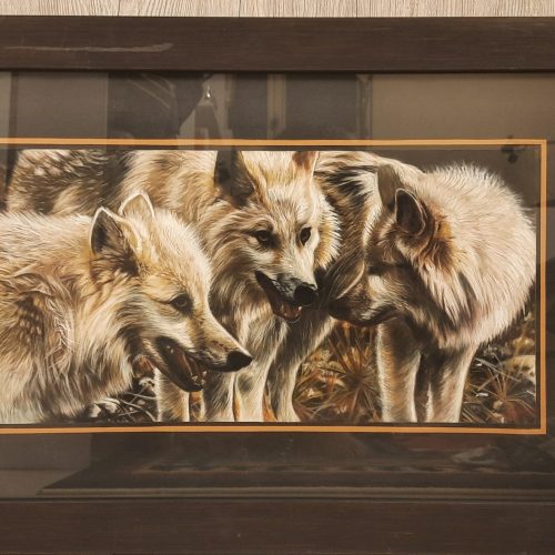 تابلو نقاشی پاستل گچی