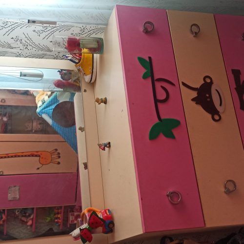 سرویس کامل تخت و کمد دخترانه