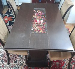 میز چهار نفره همراه با 4 صندلی