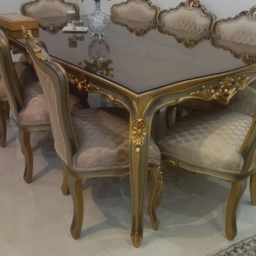 مبل 7 نفره و نهارخوری 8نفره